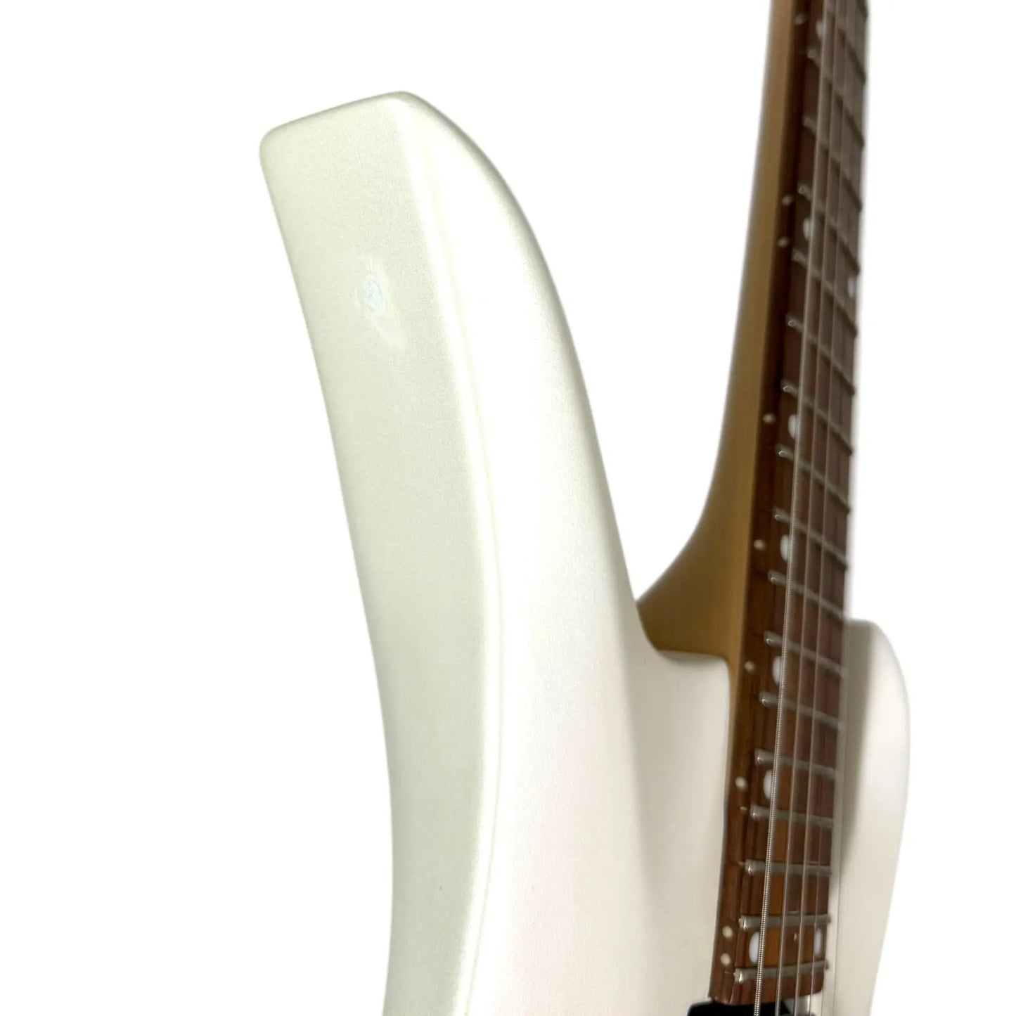 Siggi Braun Falcon Blackbird - German Custom Shop Guitar - Satin White Pearl - Pat´s Guitars