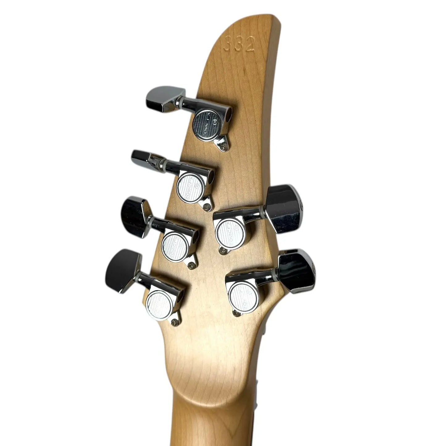 Siggi Braun Falcon Blackbird - German Custom Shop Guitar - Satin White Pearl - Pat´s Guitars