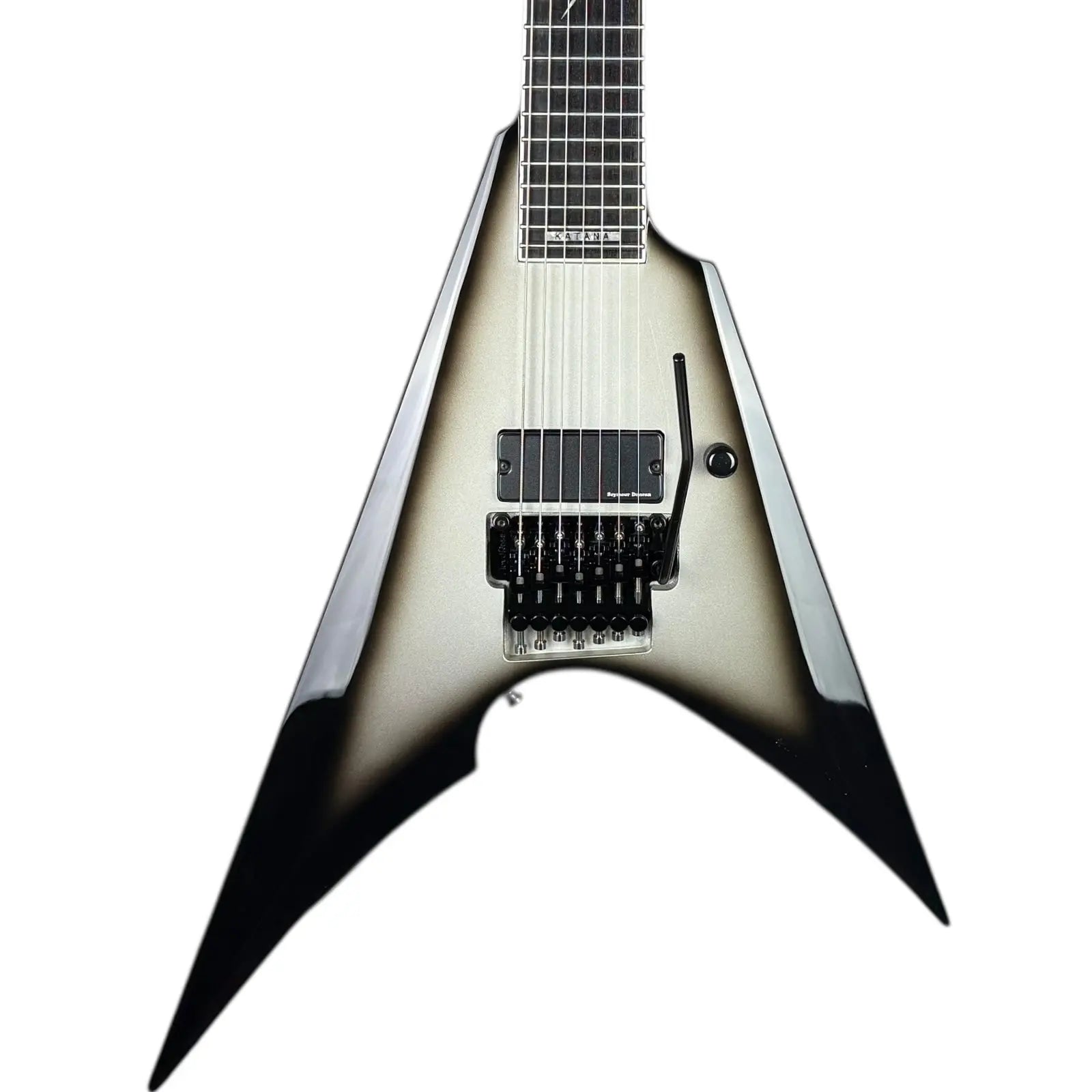 【美品】E-Ⅱ JL-7 Jesse Liu Signature Model ESP E-II JL-7 Katana Jesse Liu 签名款2014 - 银日晕- – Pat´s Guitars
