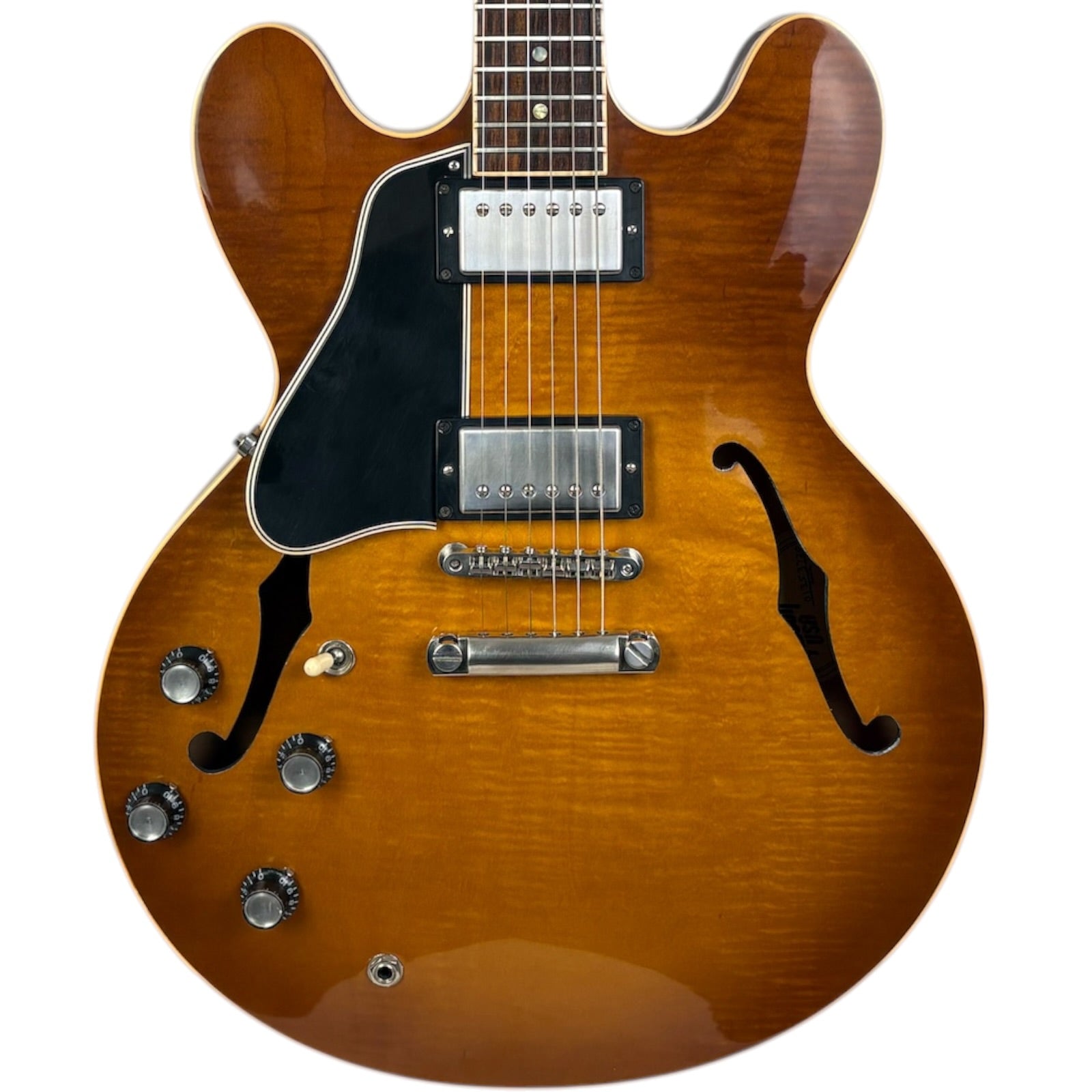 Gibson ES-335 Iced Tea Sunburst 2003年 Gibson ES-335 Venstrehendt 2003 Iced Tea Burst – Pat´s Guitars