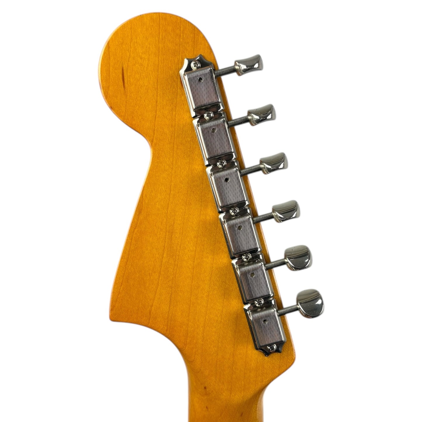 Fender Japan 66 Reissue Jaguar 2007-2010 - Candy Apple Red - Matching Headstock