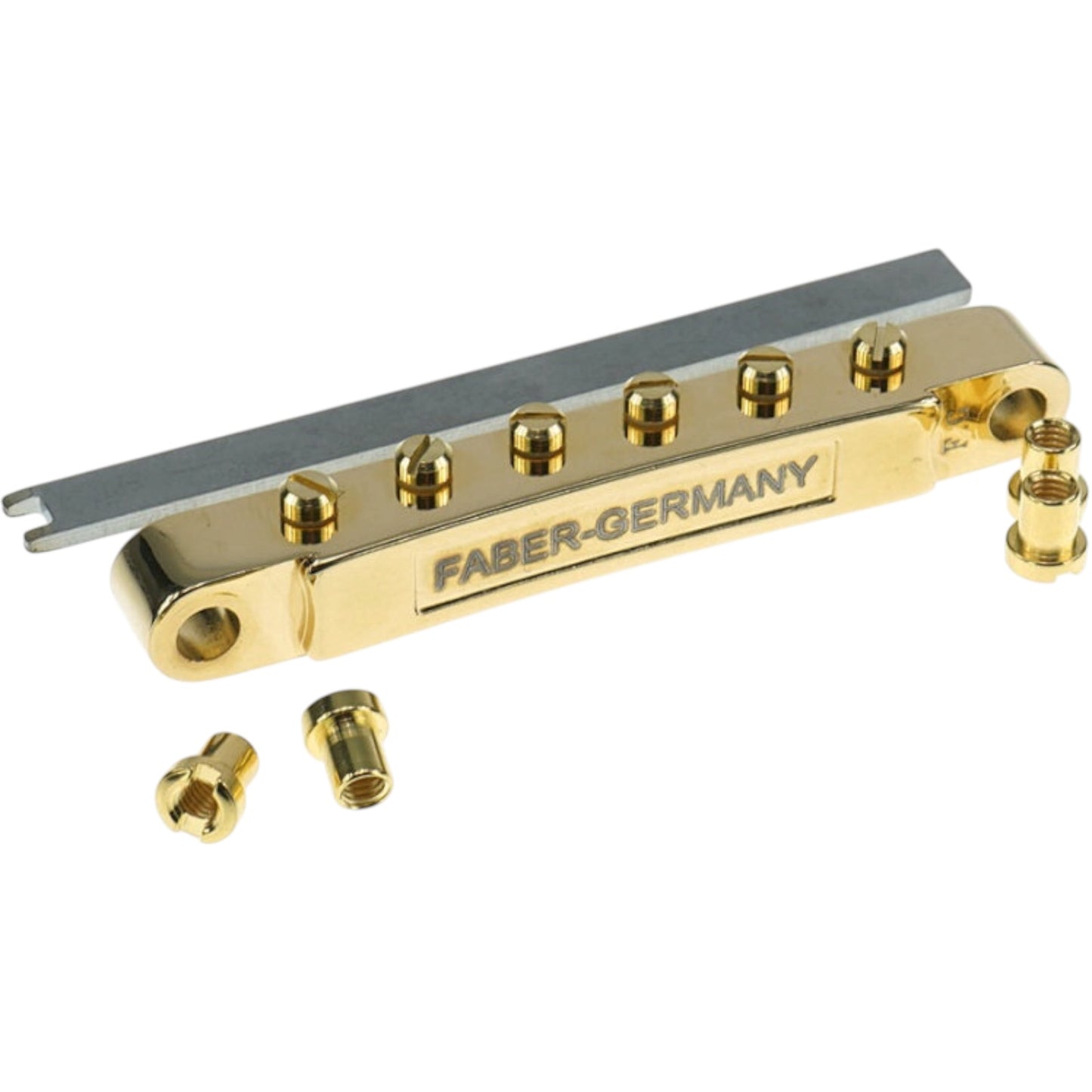 Faber ABRL-GG ABRL мост, патентована система за заключване, гланцово злато, месингови седла естествени