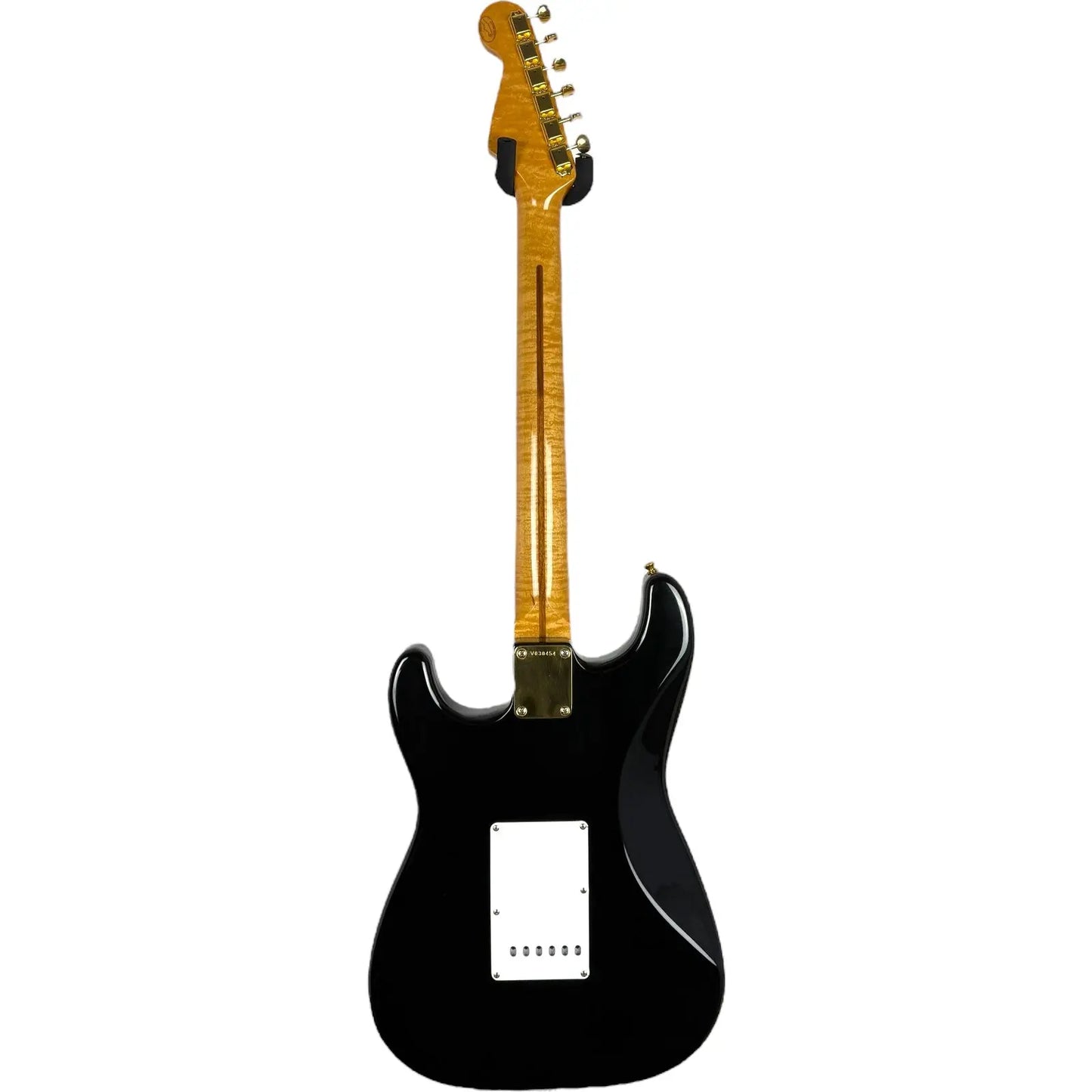 Fender Custom Shop Stratocaster 1990 - Black matching Headstock Fender