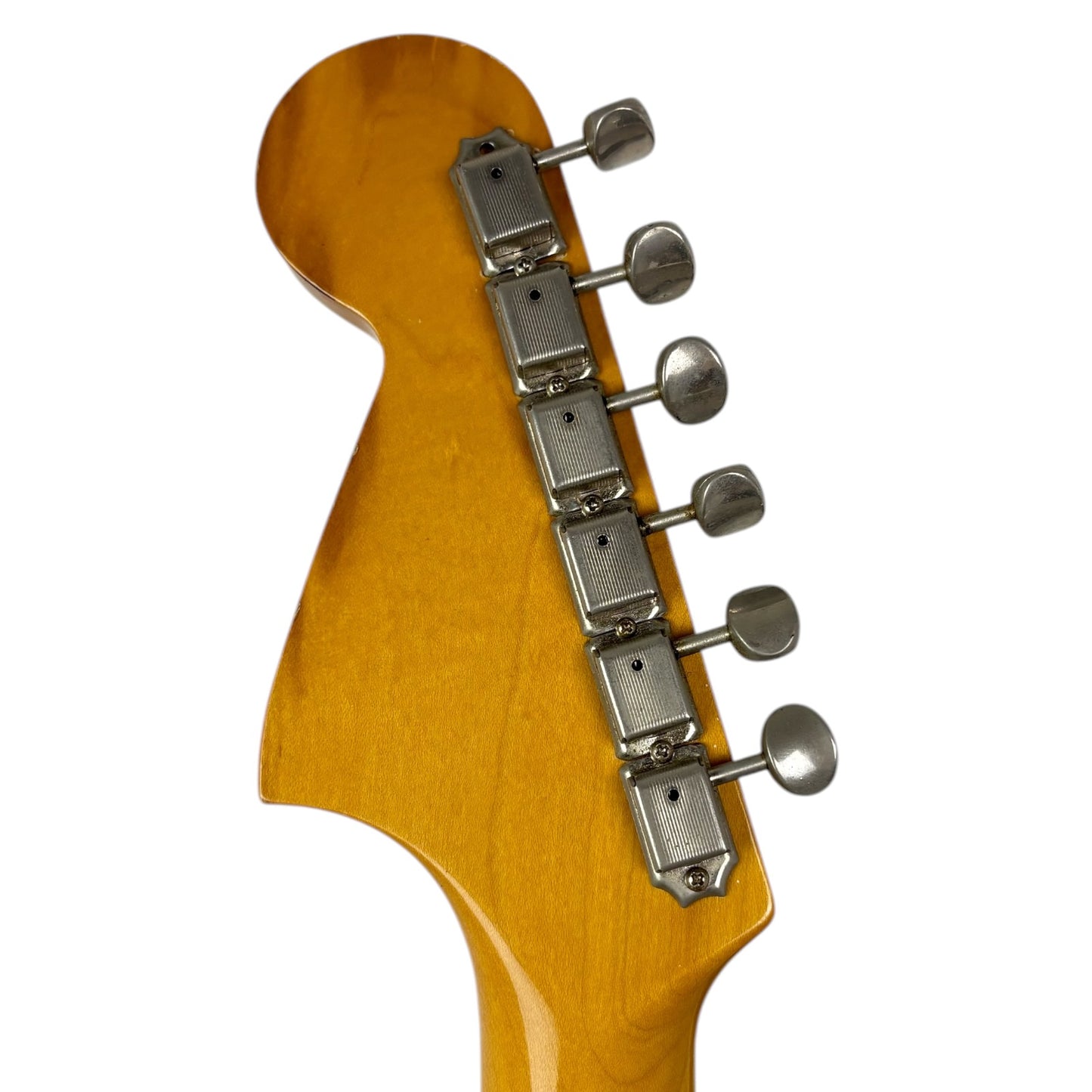 Fender Japan 66 Reissue Jaguar 1997-2000 – æblerød – matchende hoved