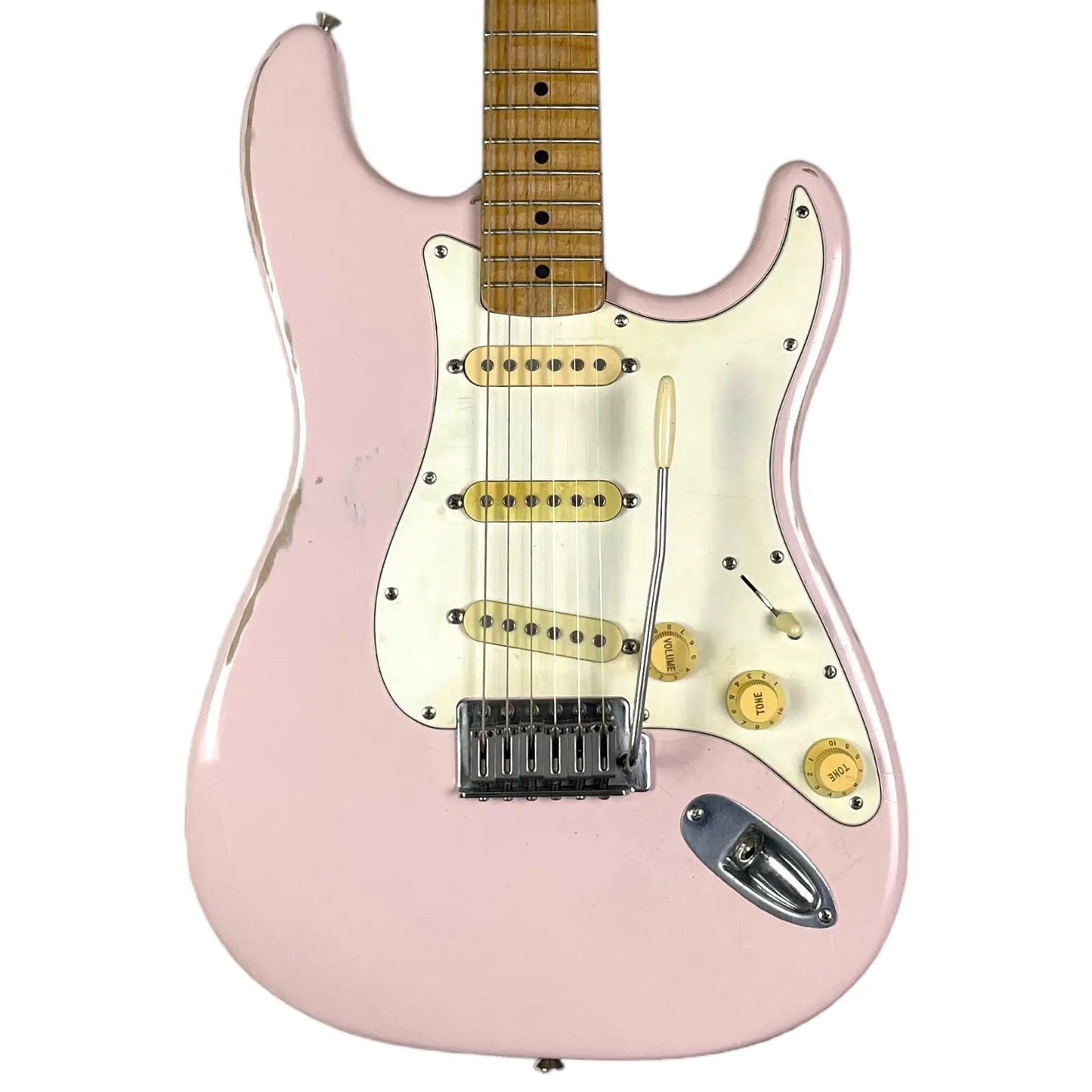Fender Japan Relic Stratocaster 1986-1987 - Pink - Pat´s Guitars
