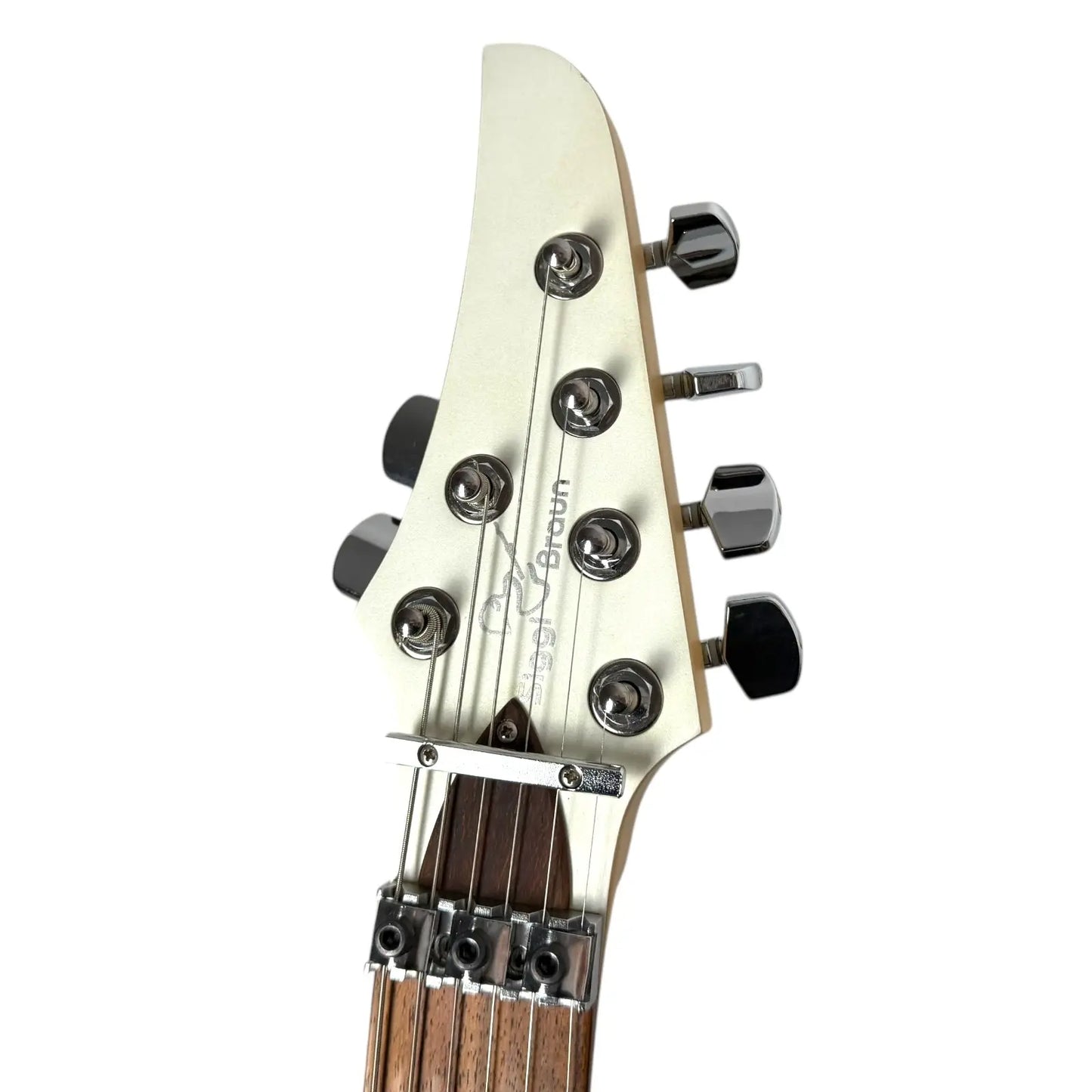 Siggi Braun Falcon Blackbird - German Custom Shop Guitar - Satin White Pearl - Pat´s Guitars