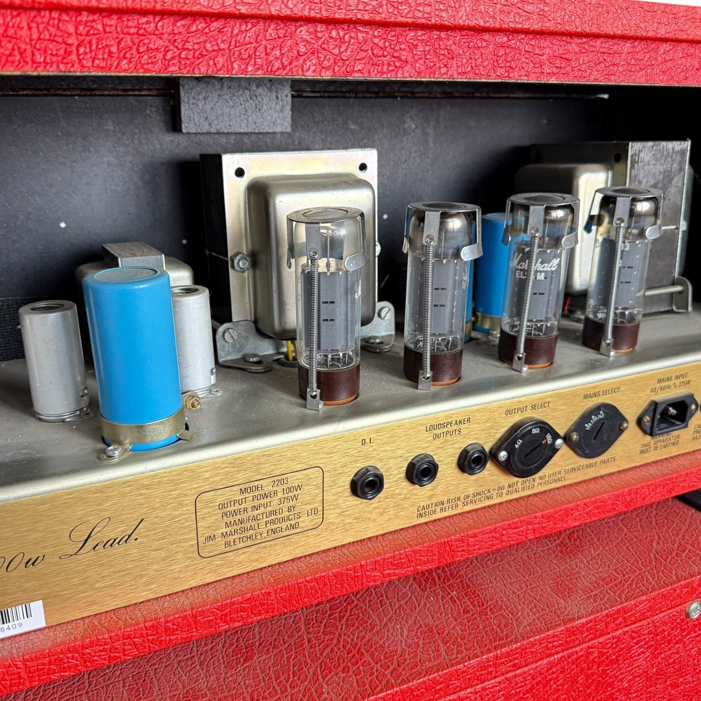 Marshall JCM800 Lead Series 2203 1995 Limited Edition Red MK2 Master Model 100w Lead Pat´s Guitars