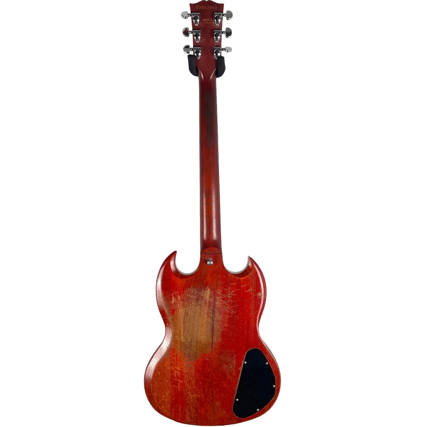 Gibson SG Lefthand EMG 2003- Worn Cherry - Pat´s Guitars