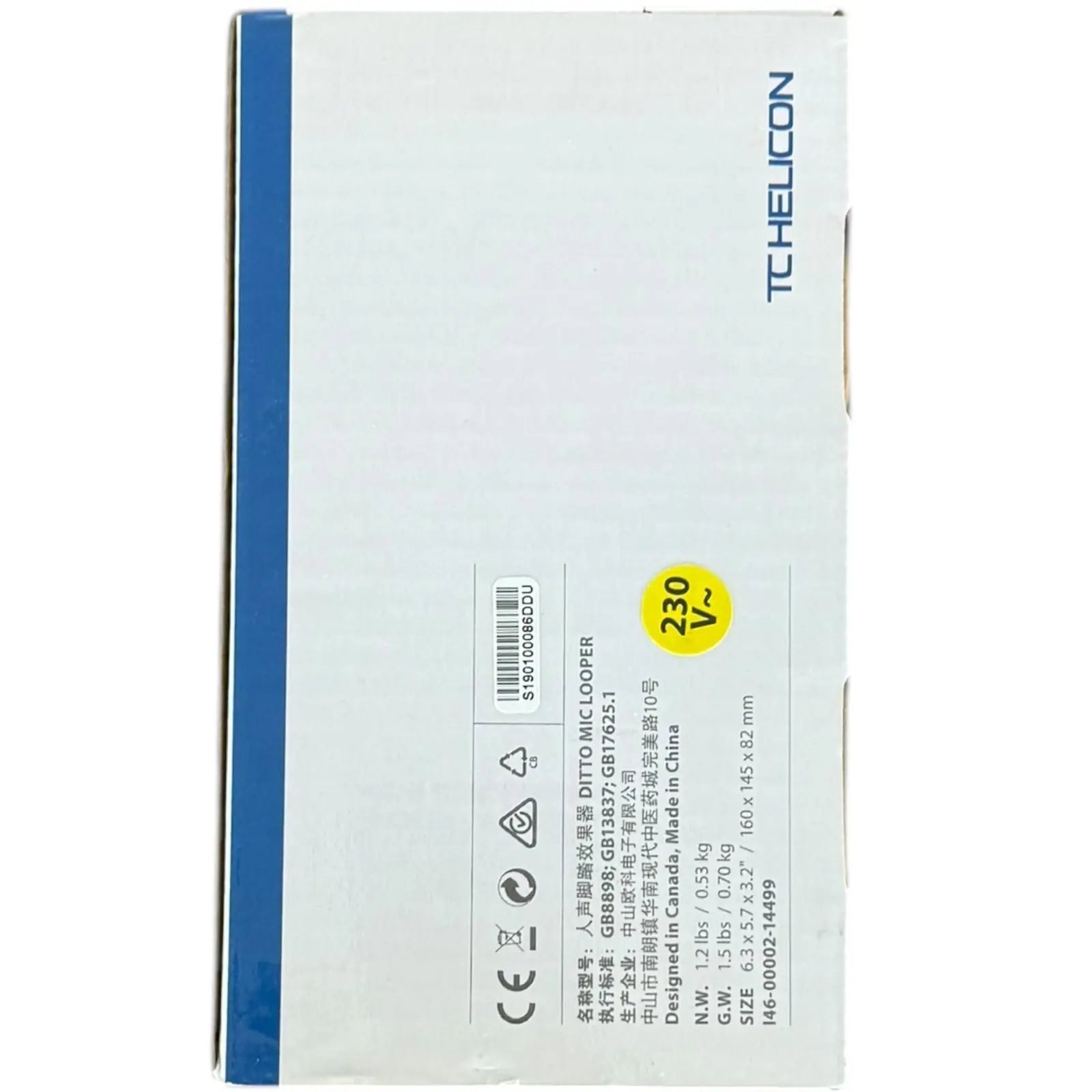 TC Helicon DITTO Mic Looper Pedal - Pat´s Guitars