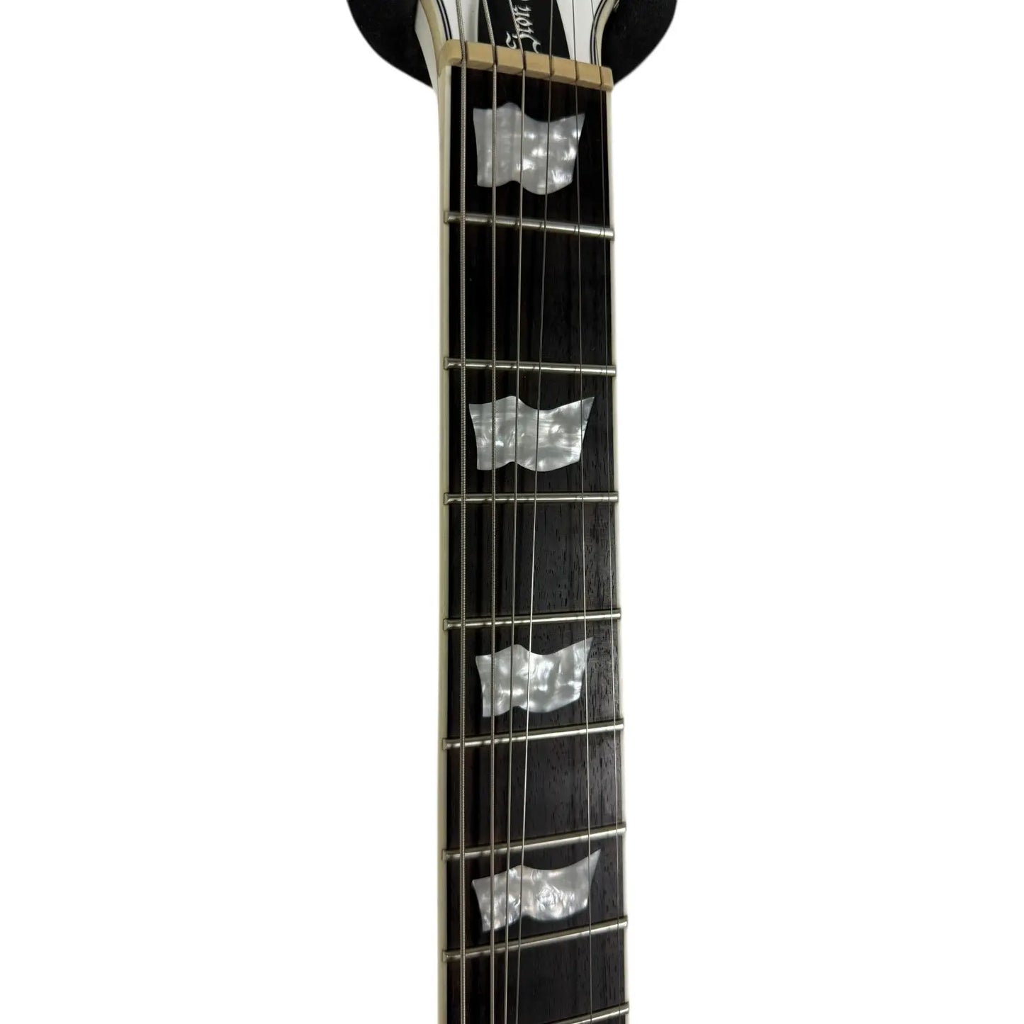 ESP LTD James Hetfield Signature Iron Cross 2021 - Snow White Aged - Pat´s Guitars