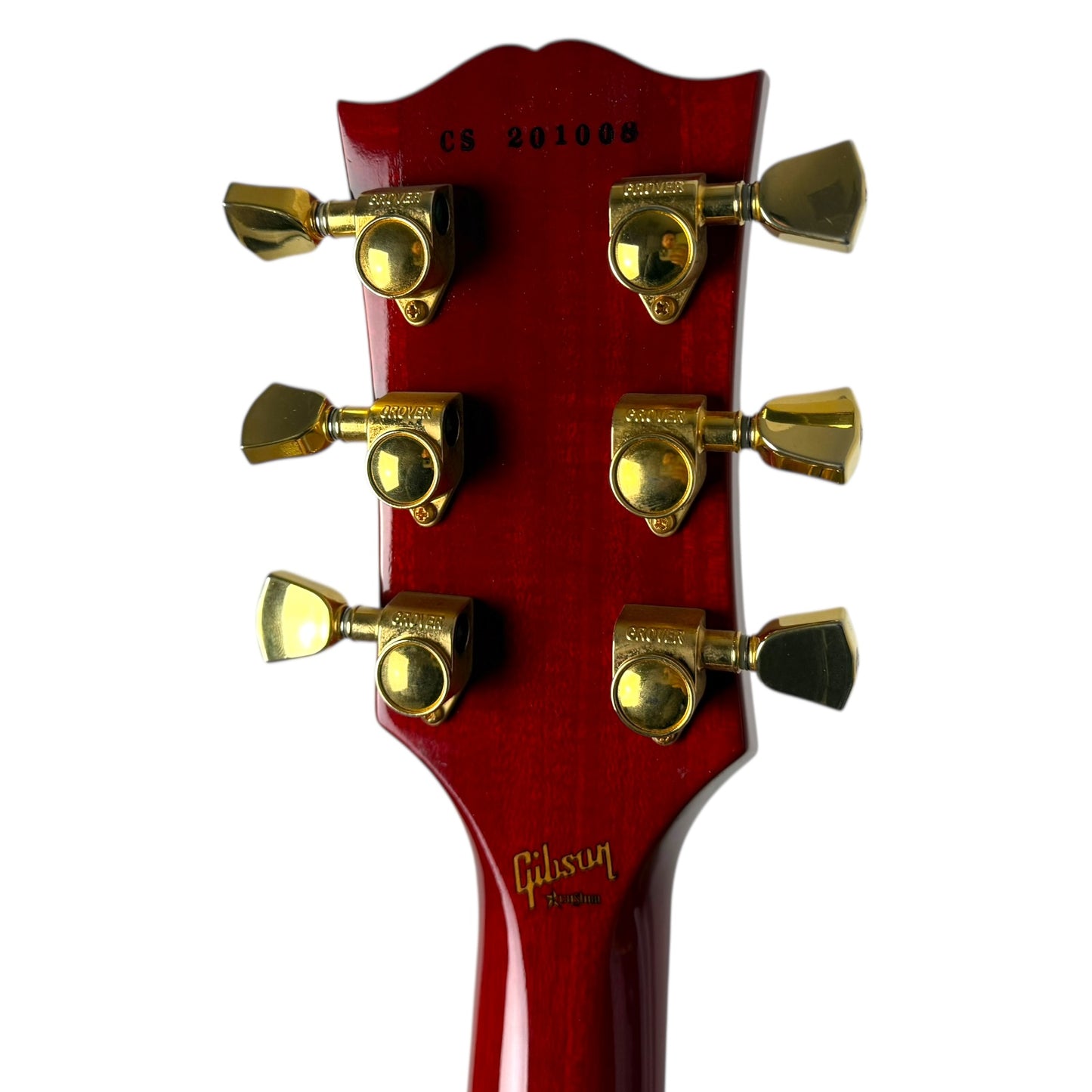 Gibson Les Paul Custom gauchère 2022 - Rouge translucide