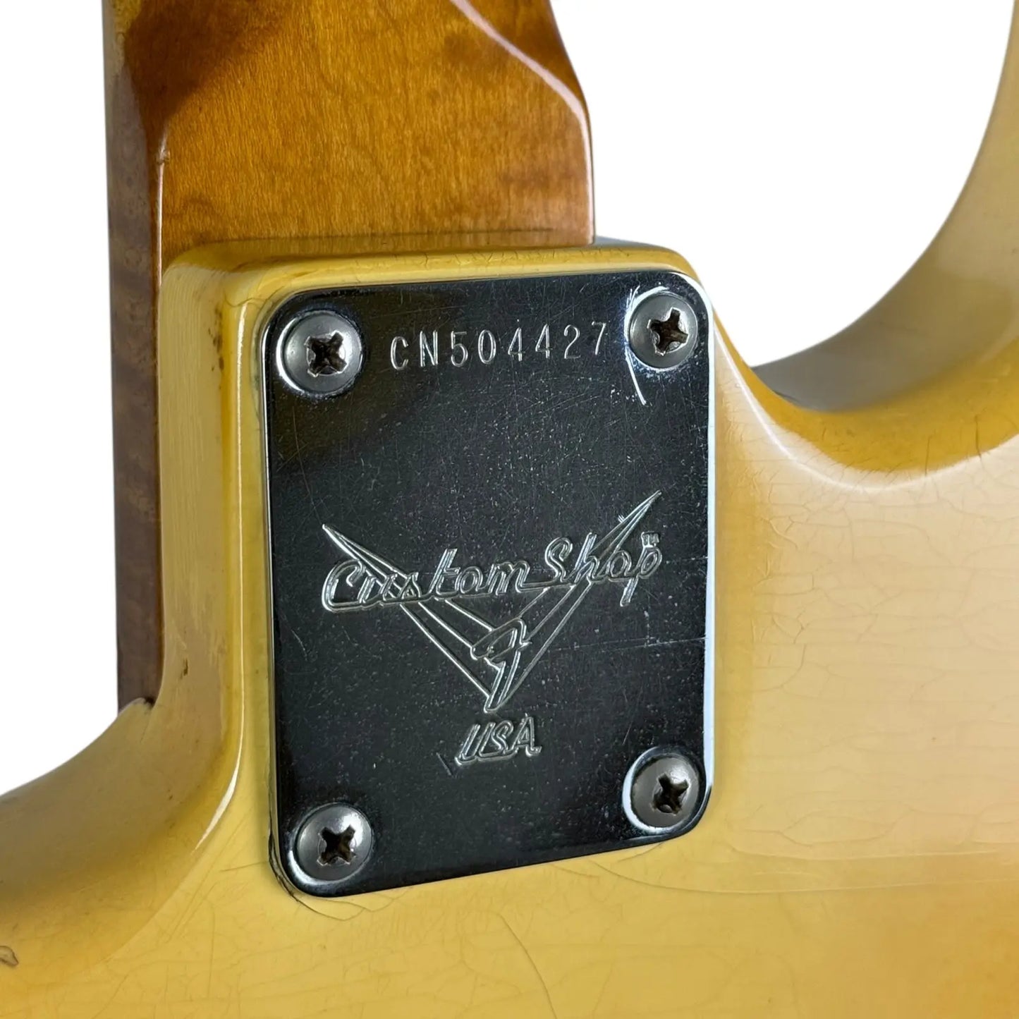 Fender Custom Shop Mastergrade Yamano Relic 1996 - Vintage White Pat´s Guitars