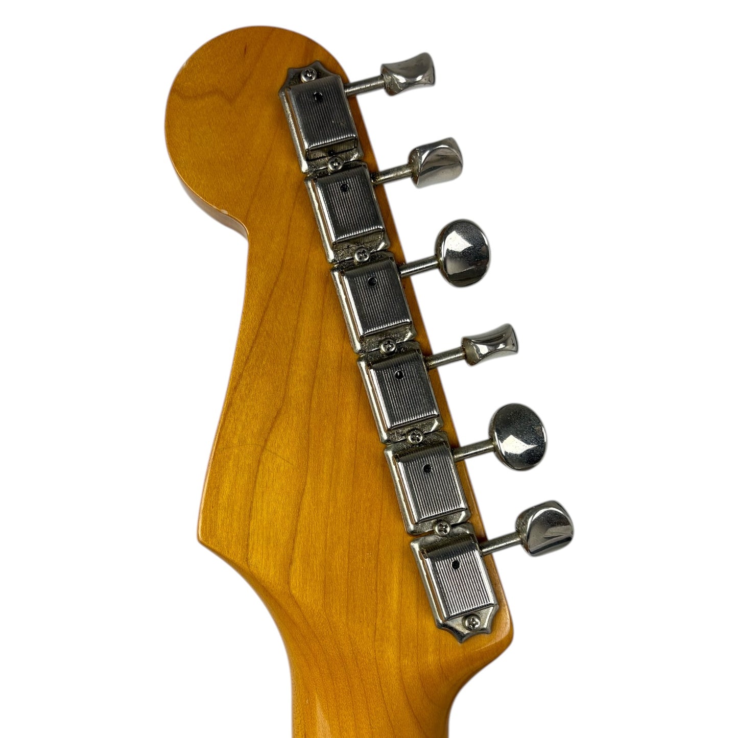 Fender MJT 60s Reissue Stratocaster - White over Sunburst - Heavy Relic
