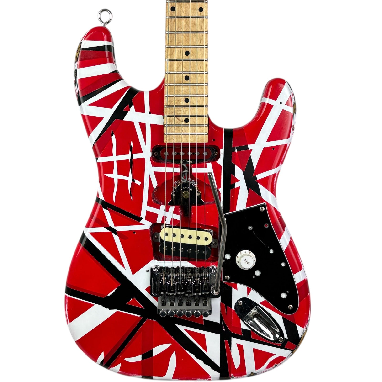 Eddie Van Halen Frankenstein Strat Replica - Red Striped – Pat´s
