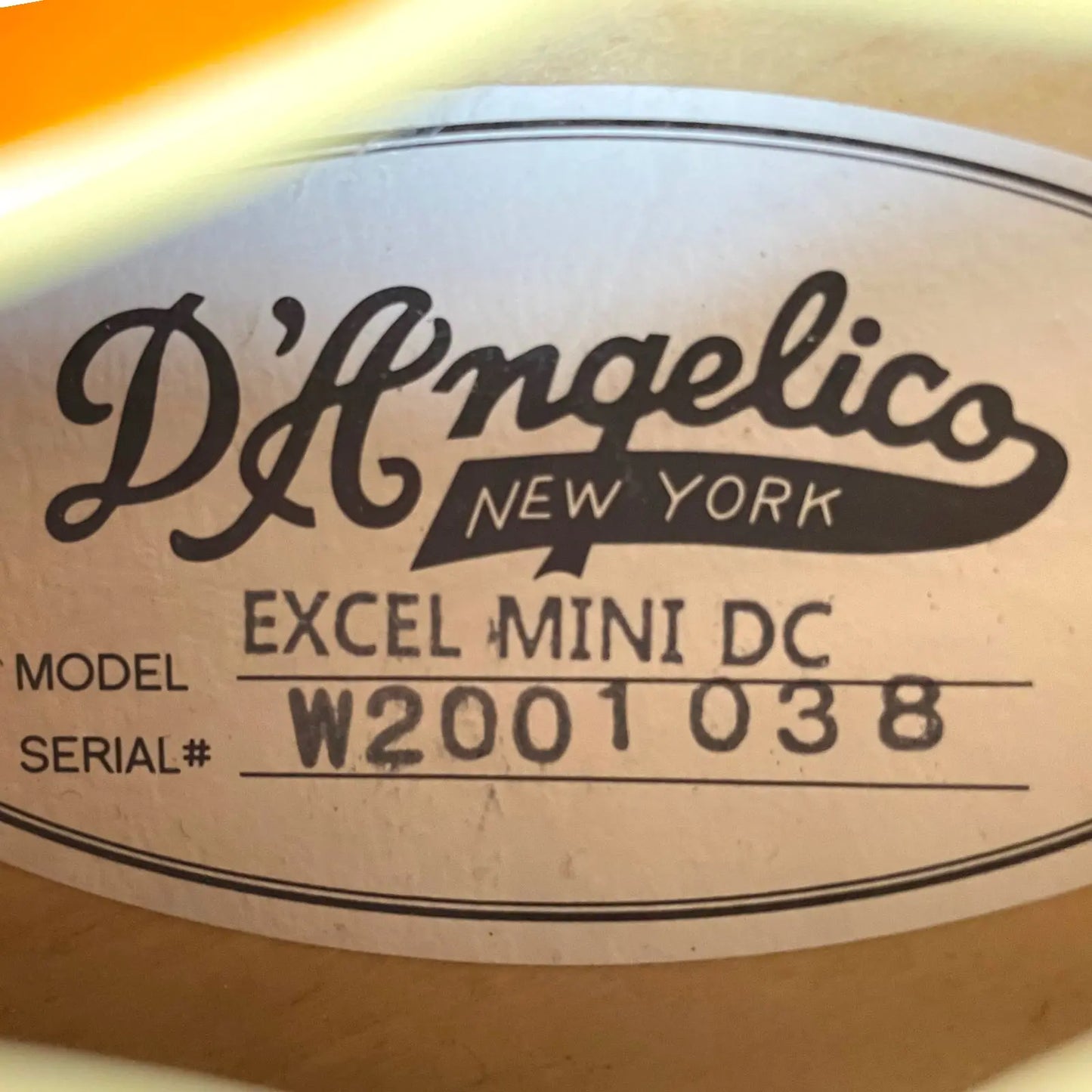 D‘Angelico Excel Mini DC 2020 - Vintage Natural - Pat´s Guitars