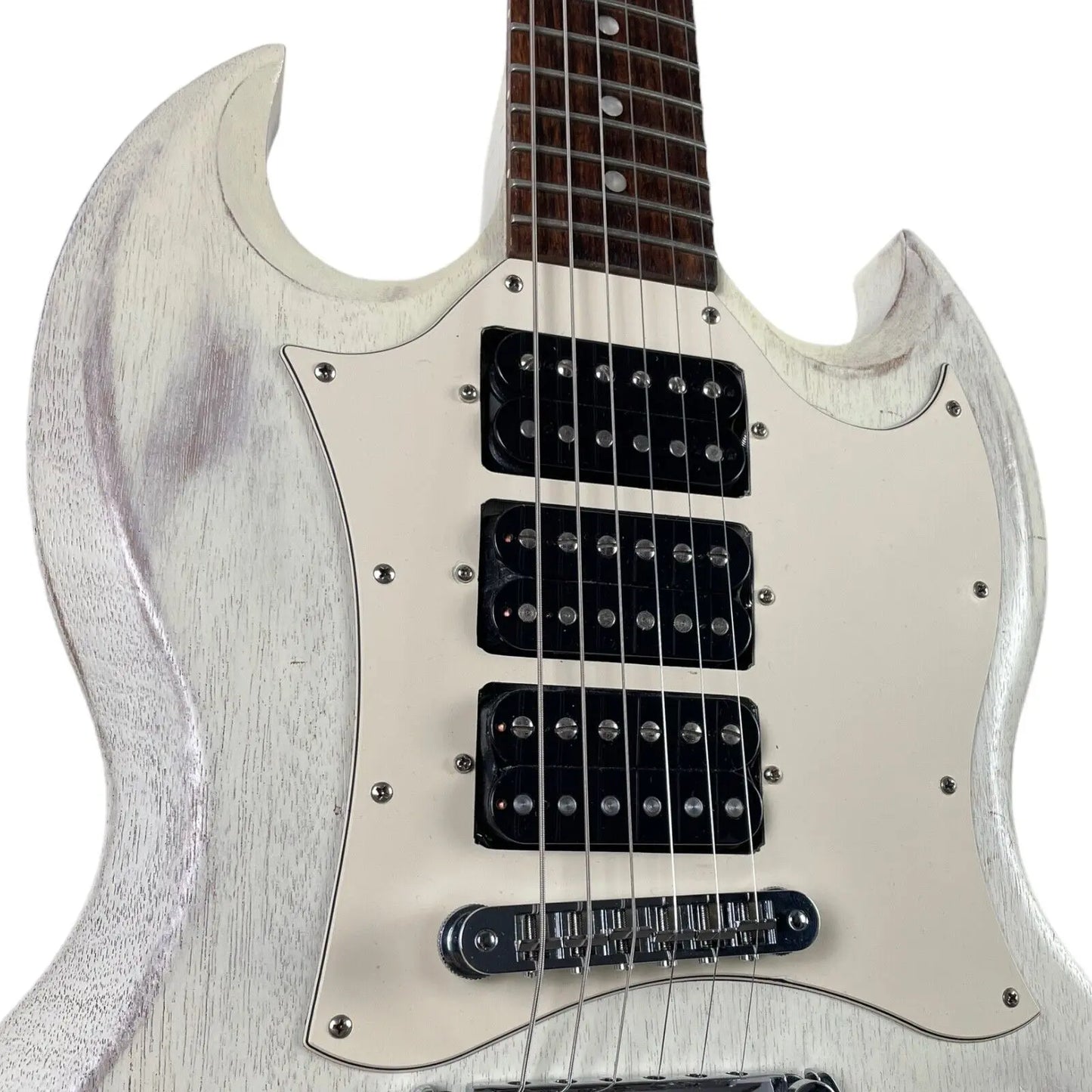 Gibson SG Special 3 Pickup 2007 - Faded worn white Gibson