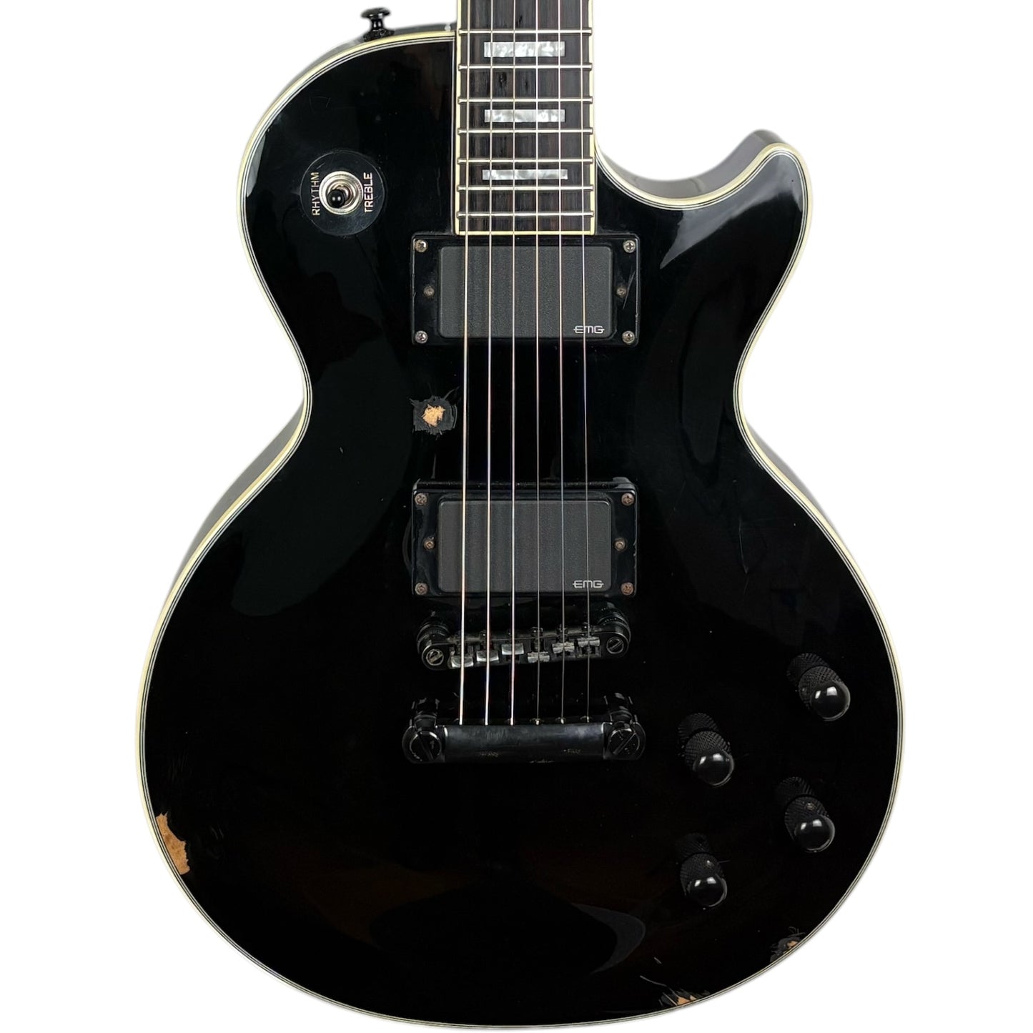 Epiphone Les Paul Custom EMG 2010 - Ebony