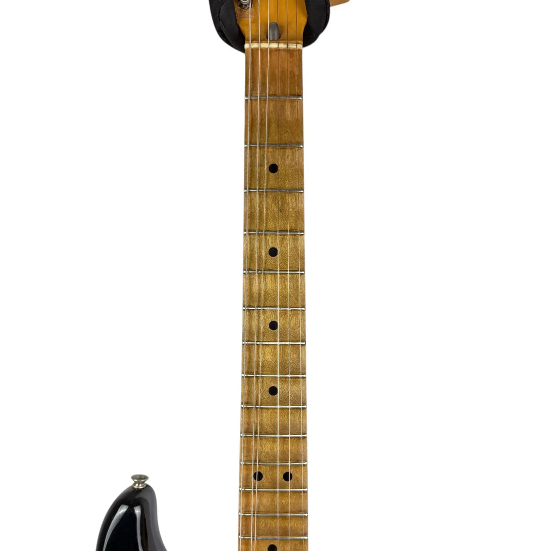 Greco Stratocaster SE-450 Scalopped Ebony Greco