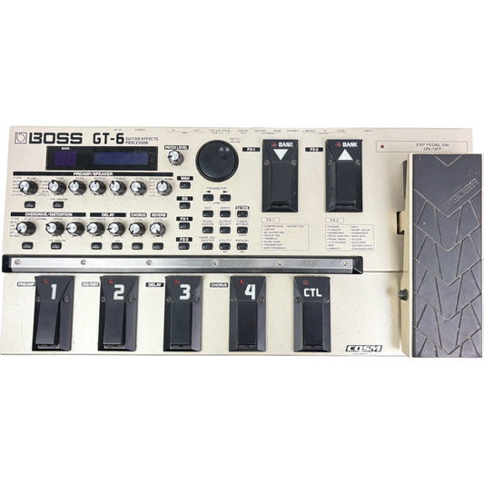 Boss GT-6 Effects Processor Multi-Effekpedal