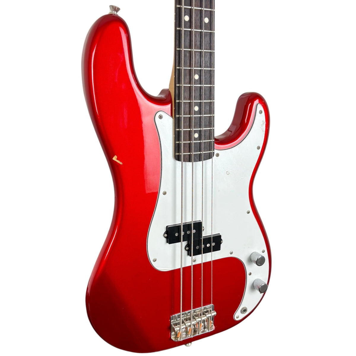 FGN Fujigen Japan J-Standard Jazz Bass 2009 - Candy Apple Red