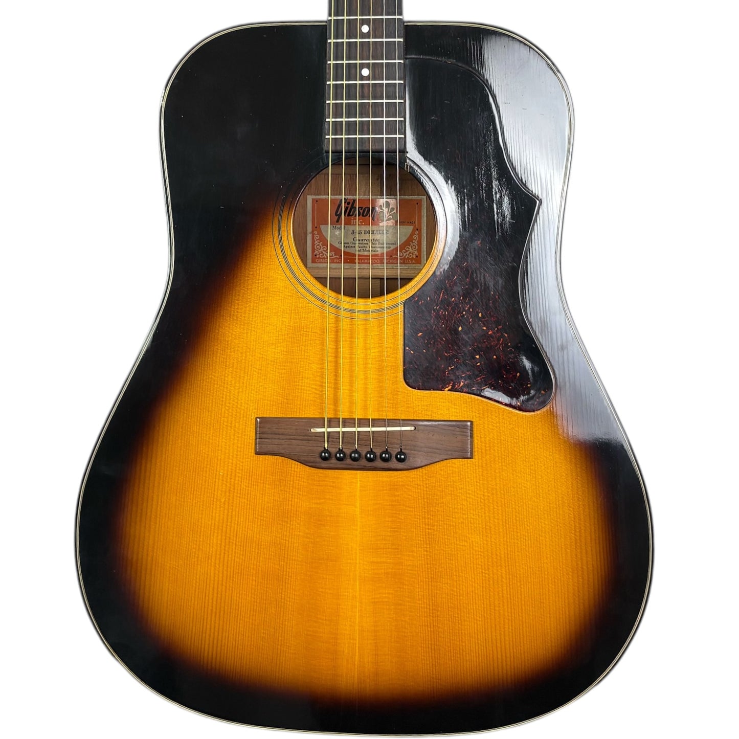 Gibson J-45 Deluxe 1982 - Vintage Sunburst