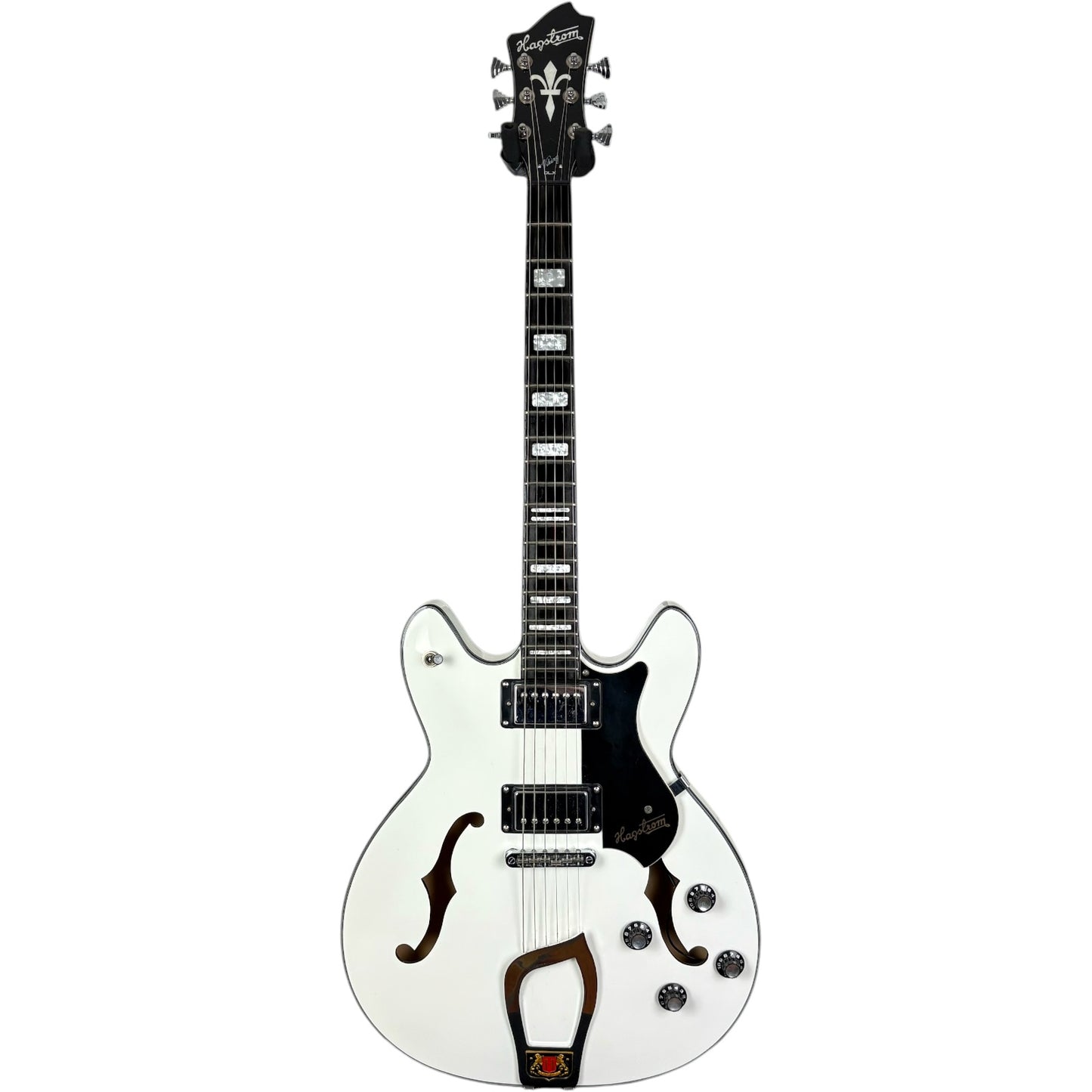 Hagstrom Viking Deluxe 2015 – høyglans hvit