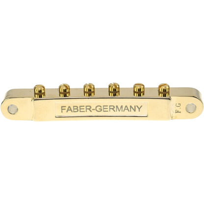 Faber ABRN-GG Pont ABRN, compatible avec les goujons Nashv, finition or brillant, selles en laiton plaqué or