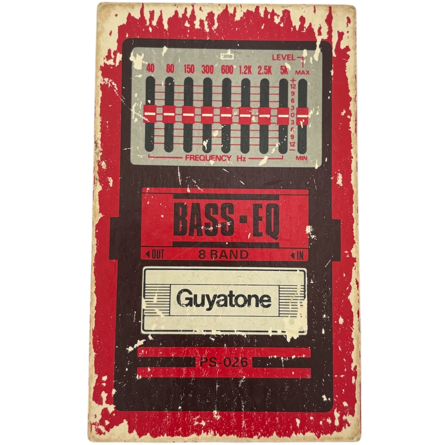 Pedal de Efecto Ecualizador de Bajo de 8 Bandas Guyatone PS-026 1985 - Vintage Japón