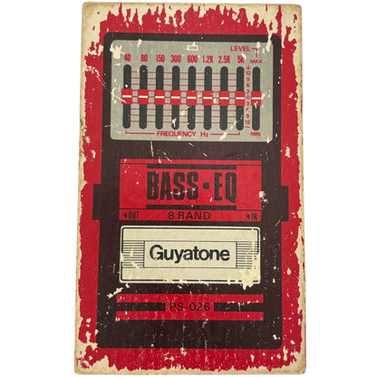 Pedal de Efecto Ecualizador de Bajo de 8 Bandas Guyatone PS-026 1985 - Vintage Japón