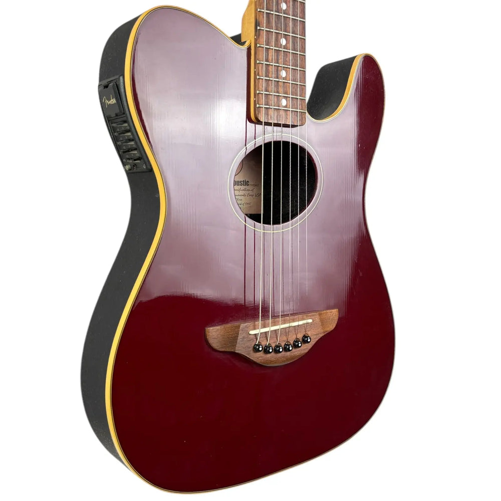 Fender Telecoustic Red Fender