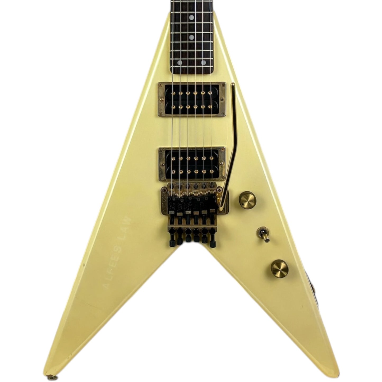 Aria Pro II XX Custom Flying V - Vintage White