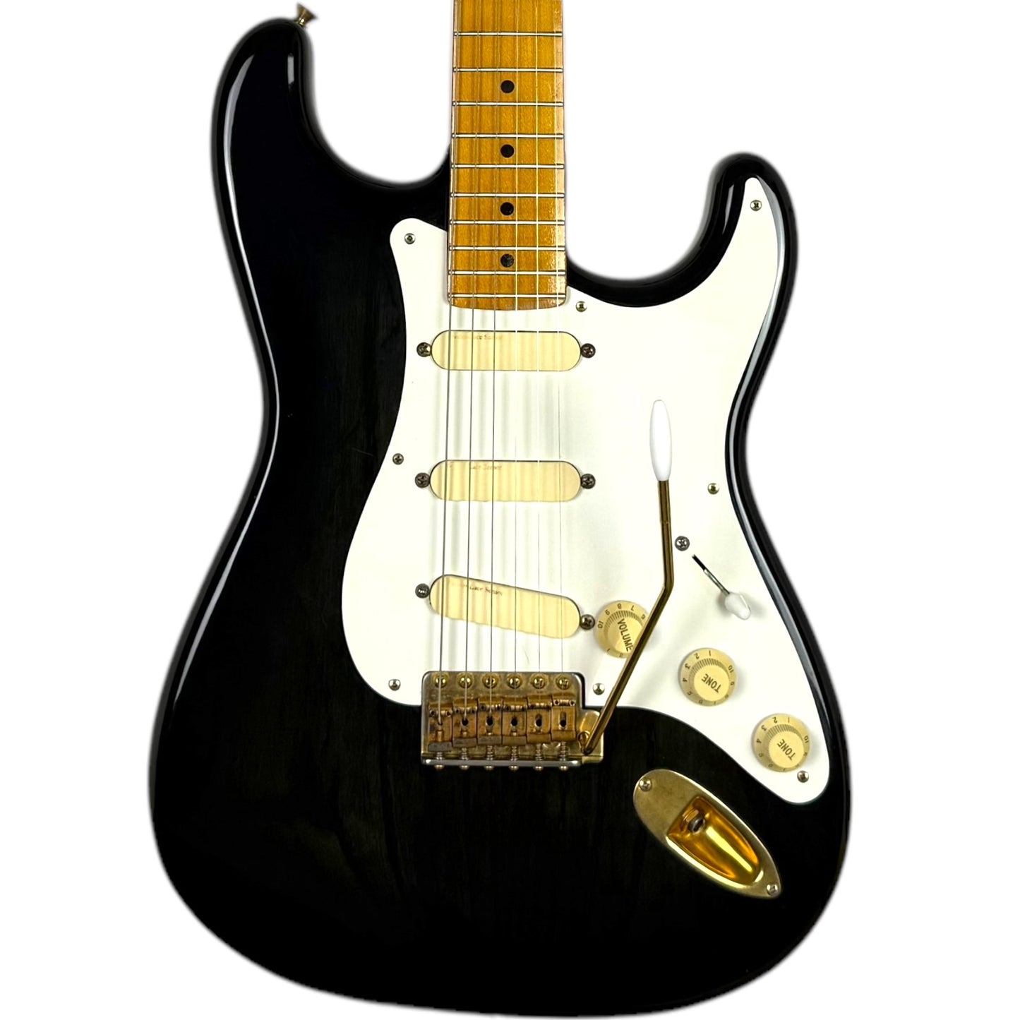 Fender Japan ST54-950LS ’54 Reissue Stratocaster 1989 - Custom Order - Seetrough Black
