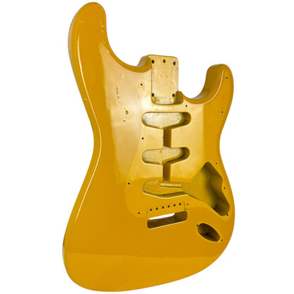 Fender Japan ST62-65AS Stratocaster-krop - gul omlakering