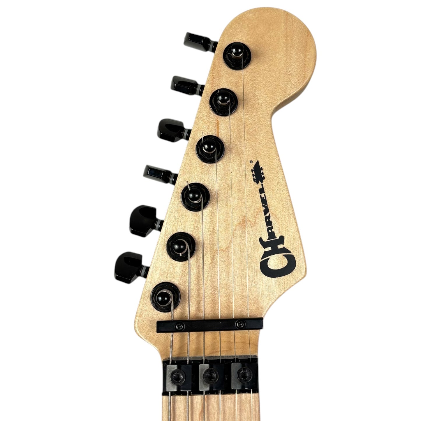 Charvel Pro Mod DK22 Satchel Signature 2021 – Сатенено бяло „Бенгалски тигър“