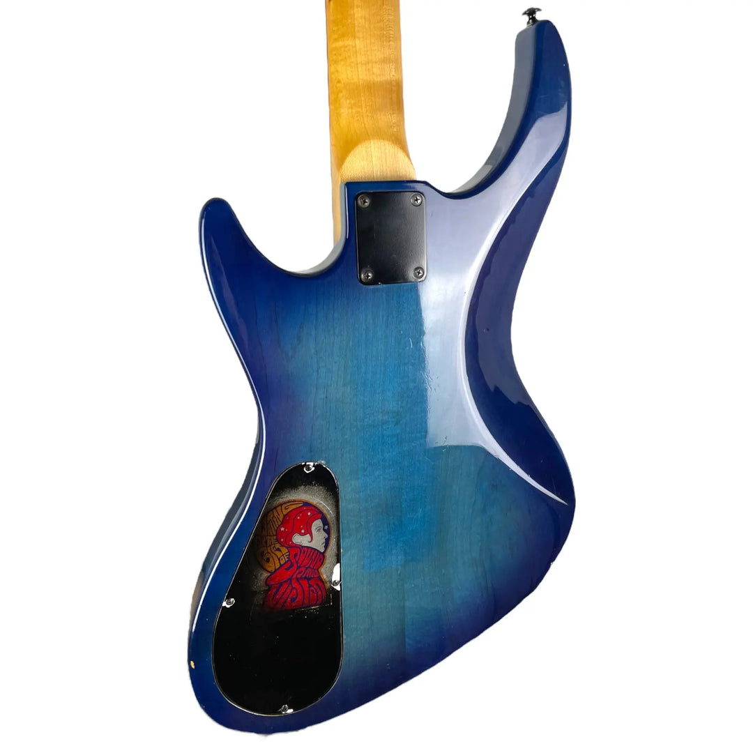 Guild Pilot Longscale Bass SB-604 1980s - Trans Blue - Pat´s Guitars