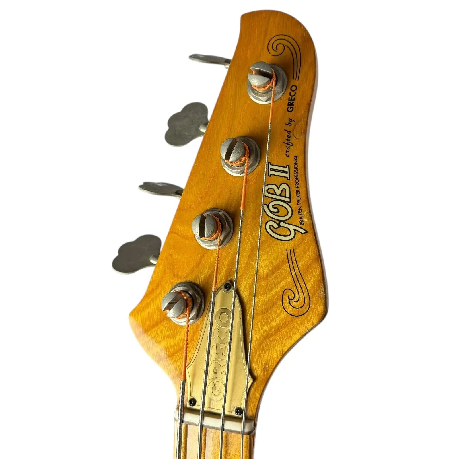 Greco GOB II ベース 1978 - ナチュラル - Pat´s ギターズ – Pat´s Guitars