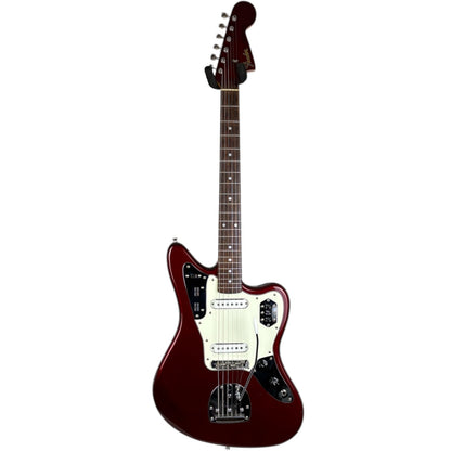 Fender Japan 66 Reissue Jaguar 2007-2010 - Candy Apple Red - Matching Headstock