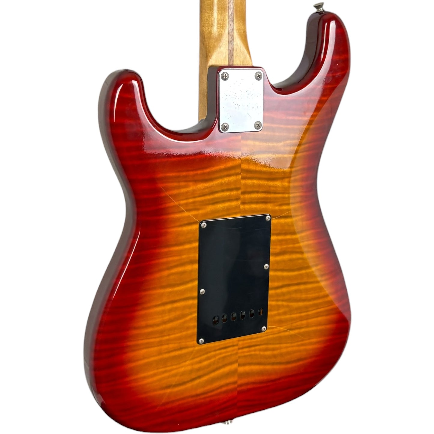 Squier by Fender Japan Silver Series Stratocaster SST-39 1993-1994 - Flame Red Burst
