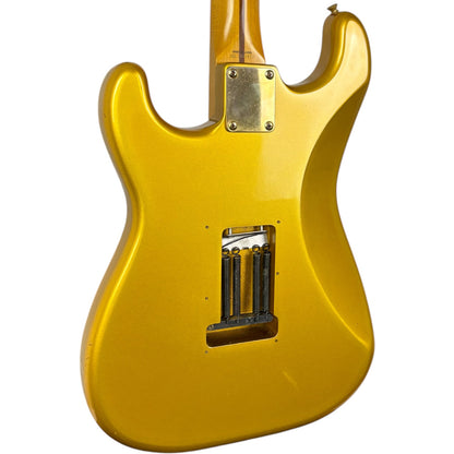 Fender Japan 54 Reissue Stratocaster 1991 - Metallic Gold - MOD