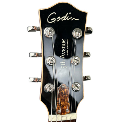 Godin 5th Avenue Kingpin P90 - Cognac Burst