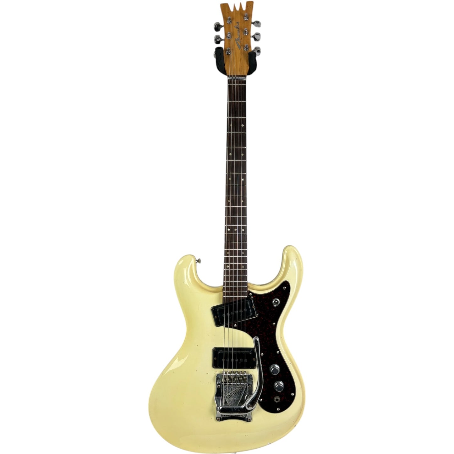 Morales Vibra Matic Mosrite másolat - Vintage fehér
