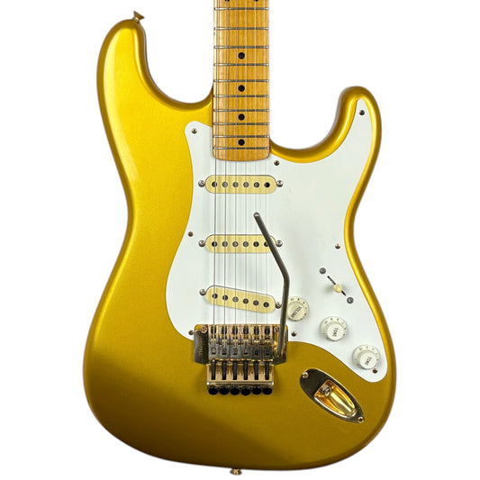 Fender Japan 54 Reissue Stratocaster 1991 - Metallic Gold - MOD
