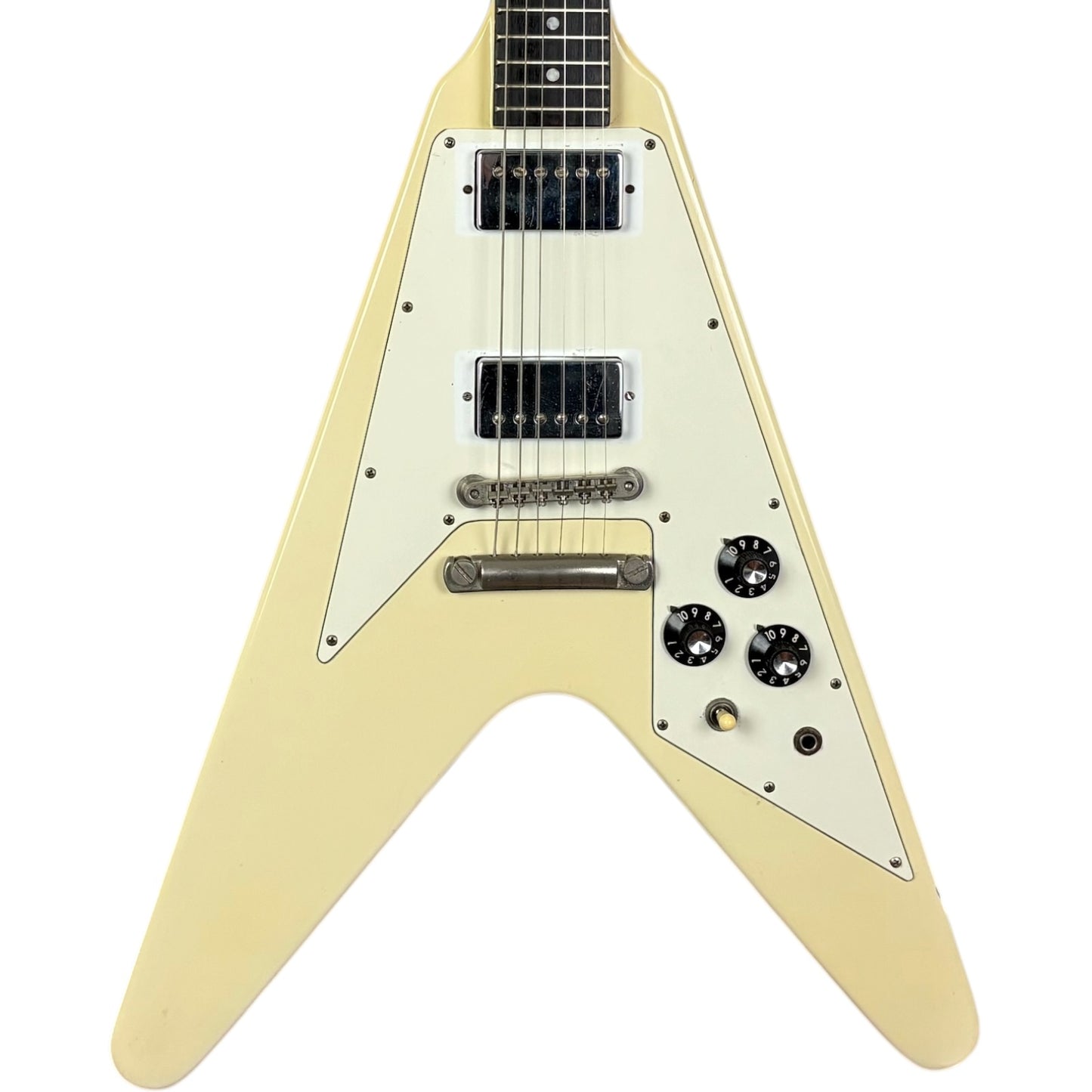 Burny Japan RFV-75 Flying V 1990s - Vintage White