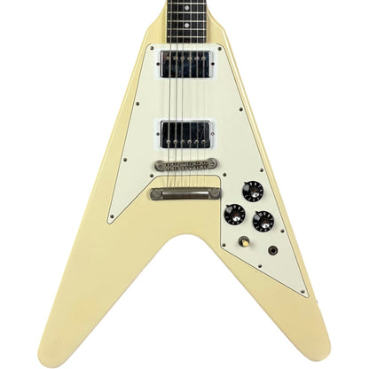 Burny Japan RFV-75 Flying V 1990s - Vintage White
