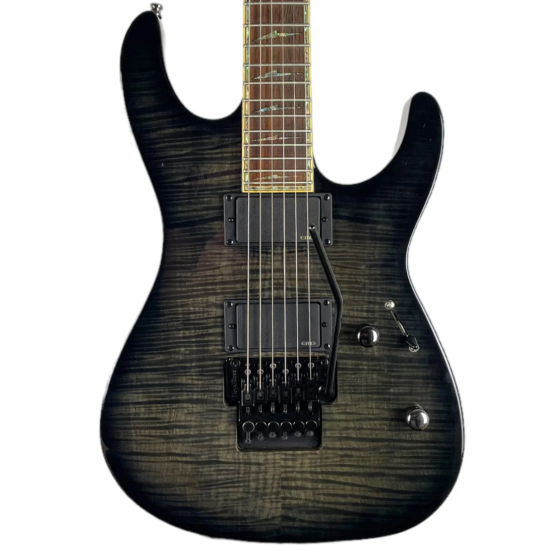 ESP LTD M-1000 Deluxe 2006 - See Thru Black - Pat´s Guitars
