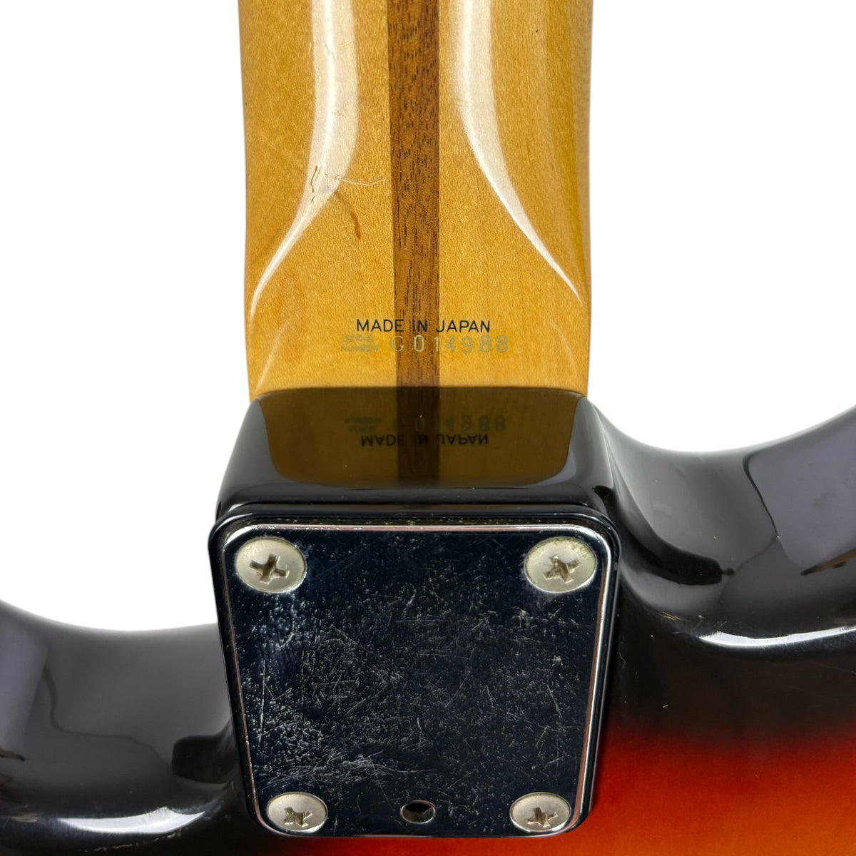 Fender Japan AST-M Stratocaster 1987-1988 - Güneş patlaması