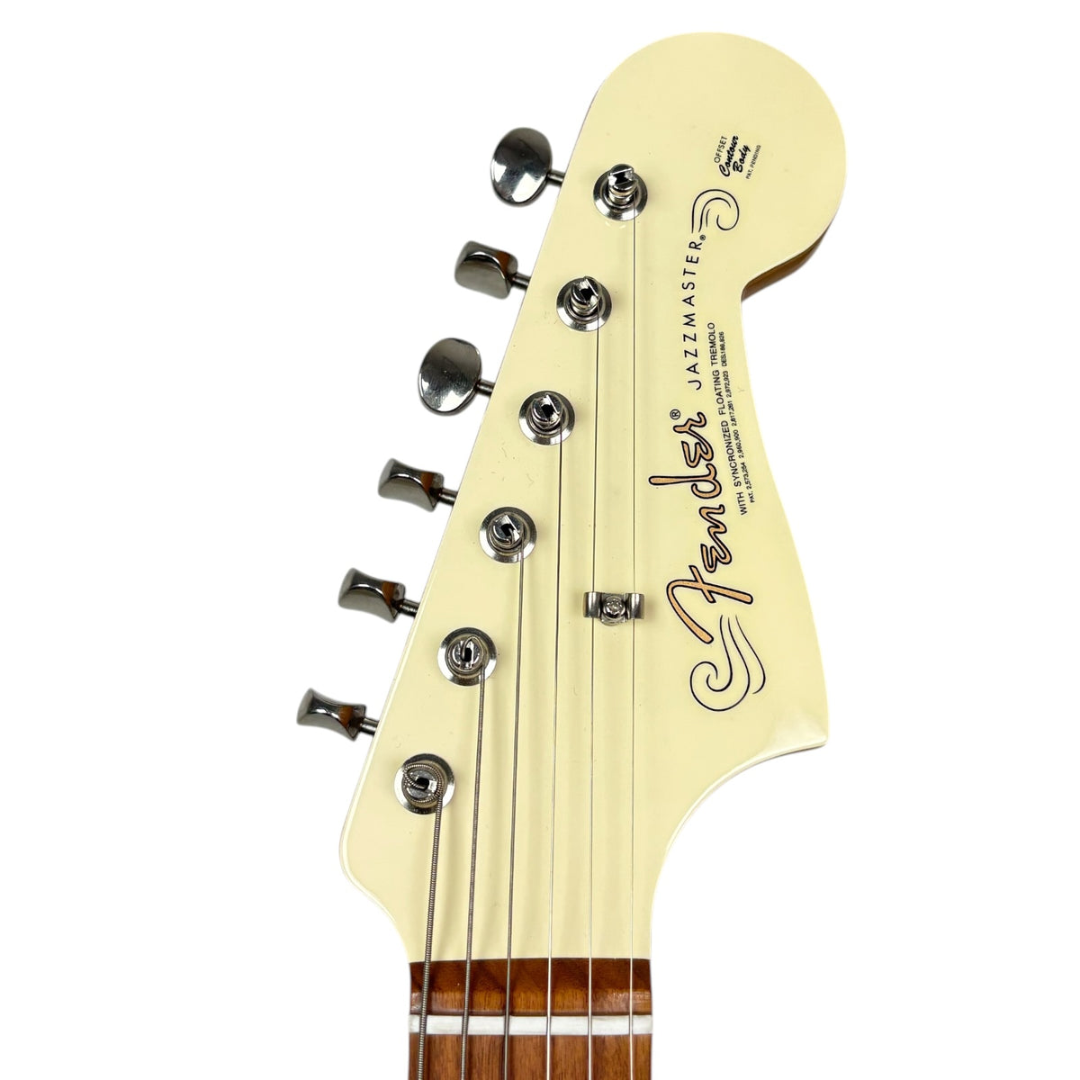 Fender Vintera 60s Jazzmaster 2022 - Olympic White - Matching Headstock