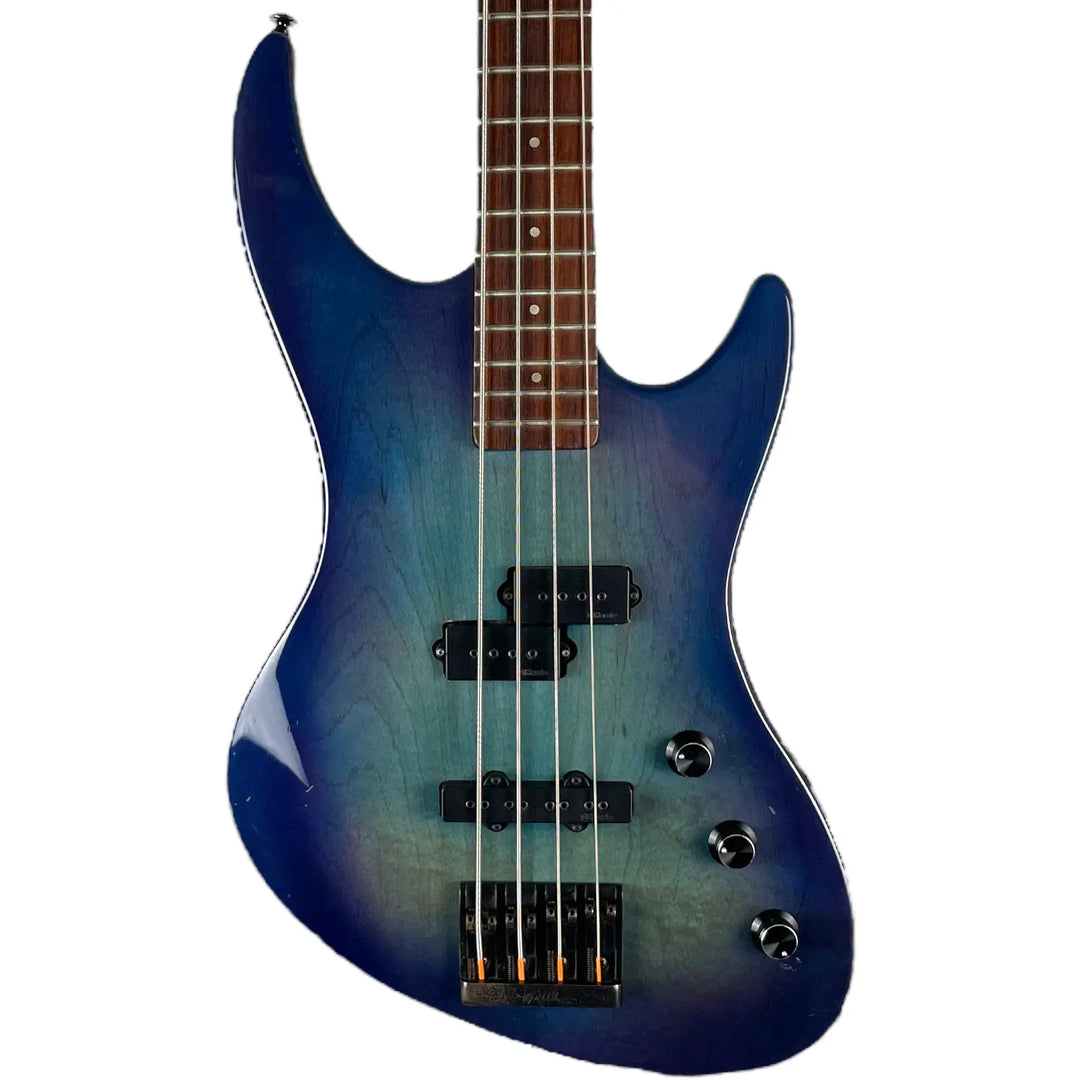 Guild Pilot Longscale Bass SB-604 1980s - Trans Blue - Pat´s Guitars