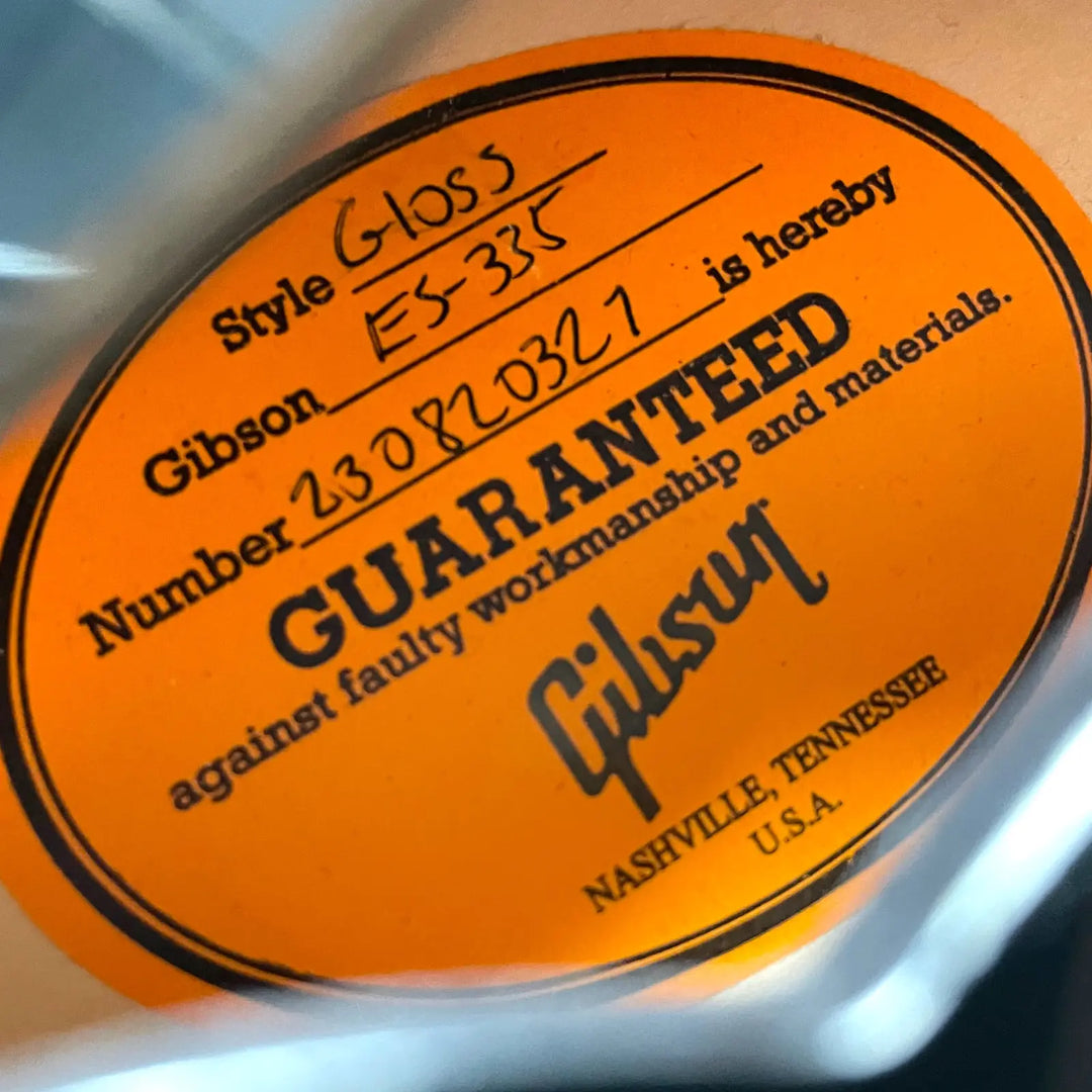 Gibson ES-335 2023 - Vintage Ebony - Pat´s Guitars