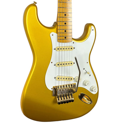 Fender Japan 54 Reissue Stratocaster 1991 - Metallic Gold - MOD